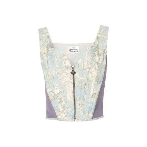 Vivienne Westwood SS24 Майка Женская Светло-Синяя