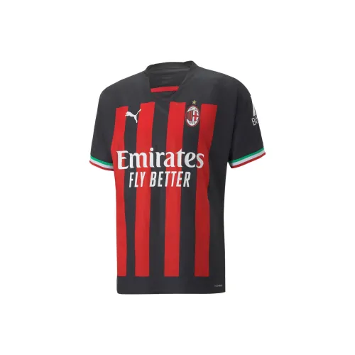 PUMA Черная Мужская Футбольная Джерси