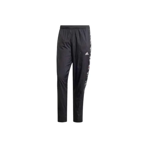 Adidas Мужские Повседневные Брюки Черные