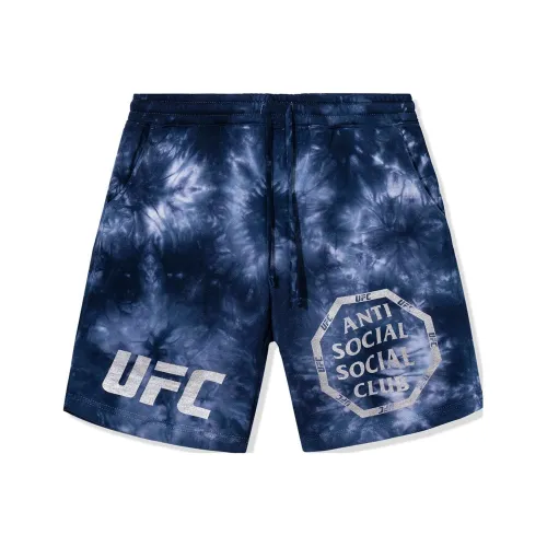 ANTI SOCIAL SOCIAL CLUB ASSC X UFC SS23 Co Брендированные Шорты Унисекс Синий Повседневные