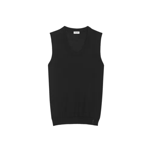 SAINT LAURENT FW23 Майка Женская Черная