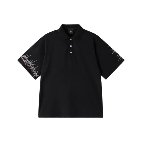 PILOTDRAGON Поло Унисекс Черное