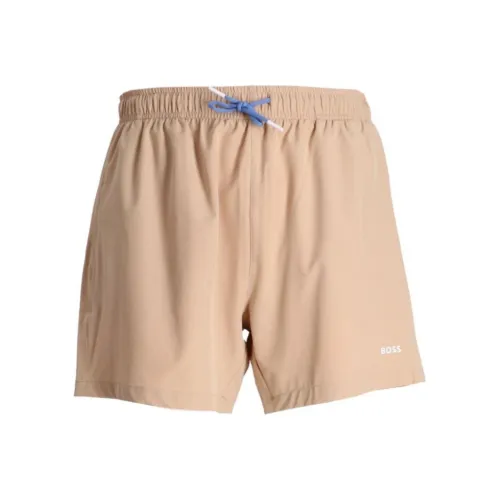 Boss FW24 Пляжные шорты Мужские Бежевые