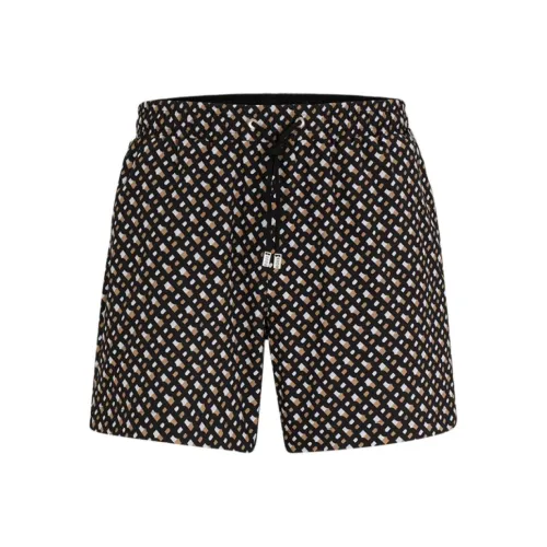 Hugo Boss Пляжные шорты Мужские Черные