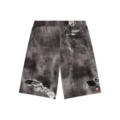 DIESEL Черные Мужские Повседневные Шорты