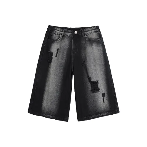 BRYAN JIMENEZ Джинсовые шорты Унисекс