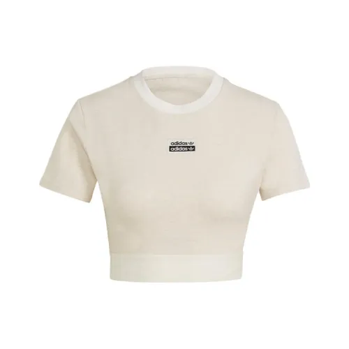 adidas originals R.Y.V. Collection Нефритовый белый Женские Короткие топы