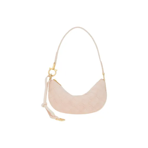 Ferragamo Ткань Сумка Сумка через плечо Мини Женский Балетный Розовый