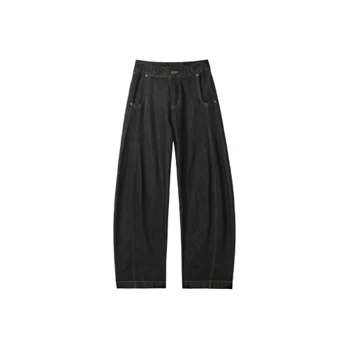 OULUDE Черные Мужские Джинсы