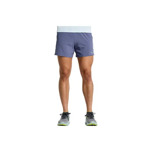Saucony Outpace Purple Men's Casual Shorts Saucony Outpace Фиолетовые Мужские Повседневные Шорты
