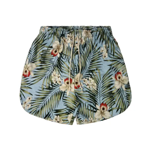 JUNGLE GURL Повседневные шорты Унисекс Небесно-голубой