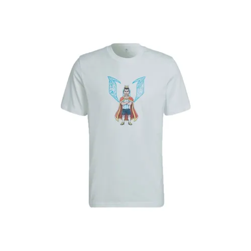 Adidas Messi White Men's Football Jersey Adidas Messi Белый Мужской Футбольный Джерси