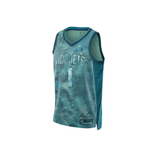 Nike Баскетбольная Джерси 2023 Сезон Charlotte Hornets LaMelo Ball Размер 1 Мужской Зеленый