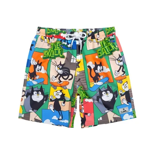 GAILANG Пляжные шорты Мужские Мультяшный Кошка