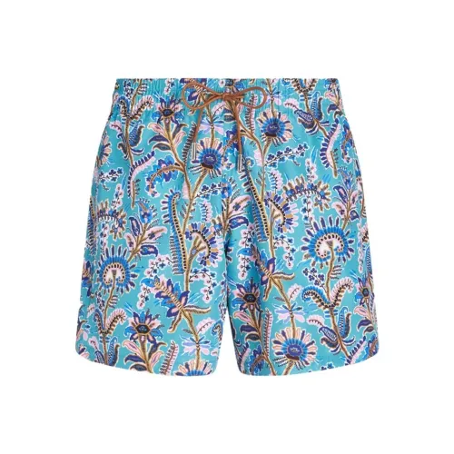 ETRO Мужские Плавательные Шорты Синего Цвета