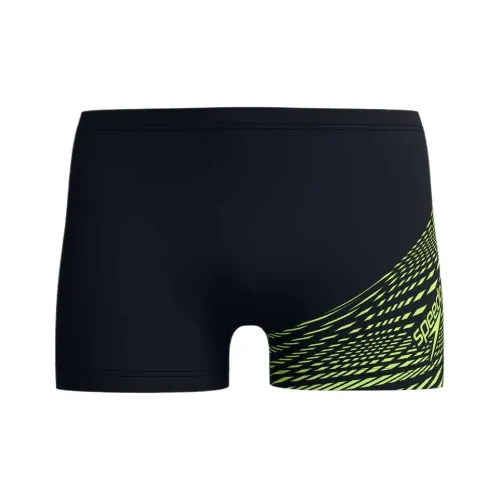 Speedo Плавательные шорты Мужские Черные Желтые