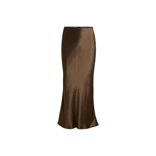 HUGO BOSS Женские Юбки Каштанового Цвета