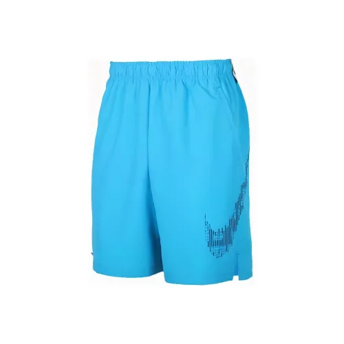 Nike Sky Blue Men's Casual Shorts Nike Небесно-голубые мужские повседневные шорты