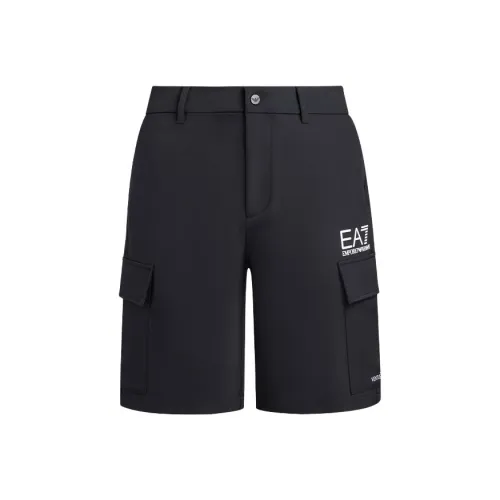 EMPORIO ARMANI EA7 SS24 Повседневные шорты Мужские Черные
