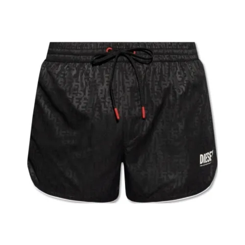 DIESEL Пляжные шорты Унисекс Черный