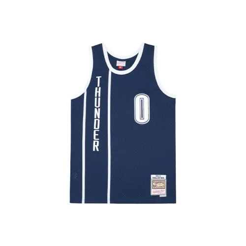 MITCHELL NESS Баскетбольная Джерси Унисекс Темно-синий