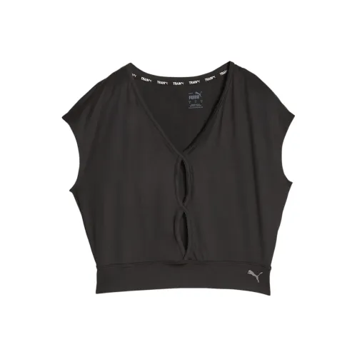 PUMA STUDIO Yogini Studio Yogini Lite Trend Тренировки Tee Женские Майка Женские Черный