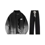 Чёрный 8890A + Чёрный Повседневные Штаны