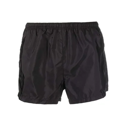PRADA Мужские черные пляжные шорты