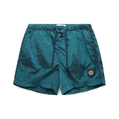 Stone Island Зеленые Мужские Повседневные Шорты