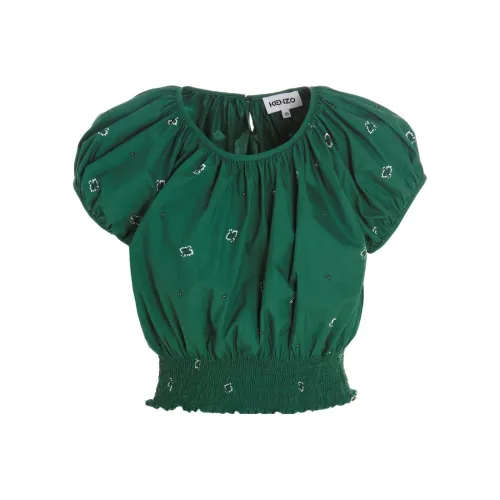 KENZO SS22 CROP TOP Женский Зеленый