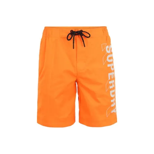 SUPERDRY Orange Мужские Повседневные Шорты