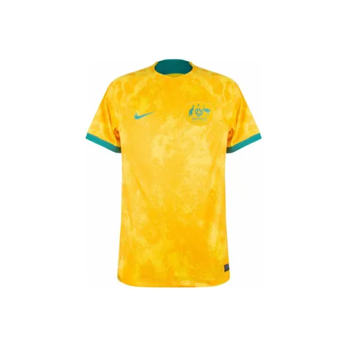 Nike Dri Fit Золотой Мужской Футбольный Джерси