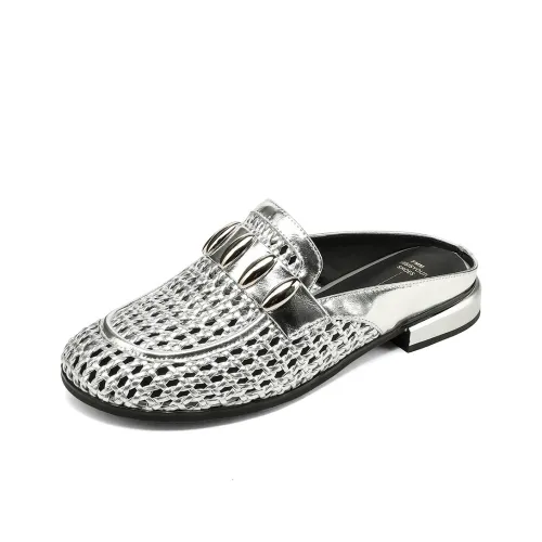 FMM Cut Out Ткани вязаные Домашние тапочки Женские