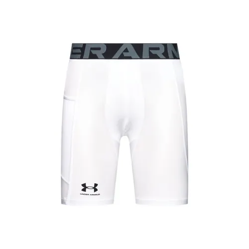 Under Armour HeatGear Белые Мужские Спортивные Шорты
