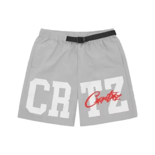 Corteiz Co-brand Gray Men's Casual Shorts Corteiz Co-brand Серые Мужские Повседневные Шорты