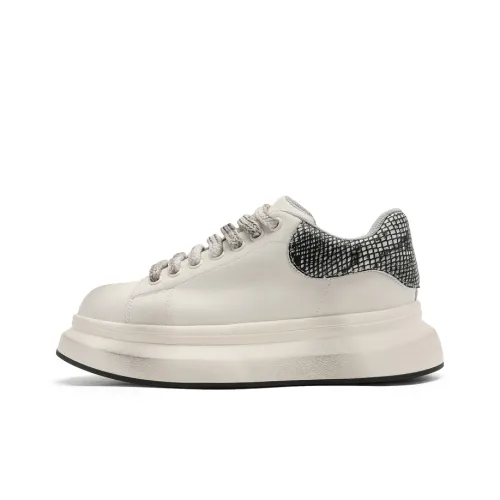 KUNGFUDEER Slip-resistant Увеличение Высоты Низкие Кроссовки для Скейтбординга Мужские