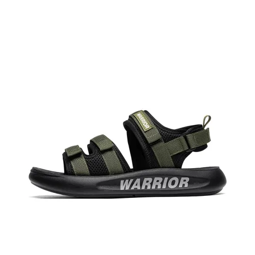 Warrior Пляжные сандалии Армейский зеленый/Черный для мужчин