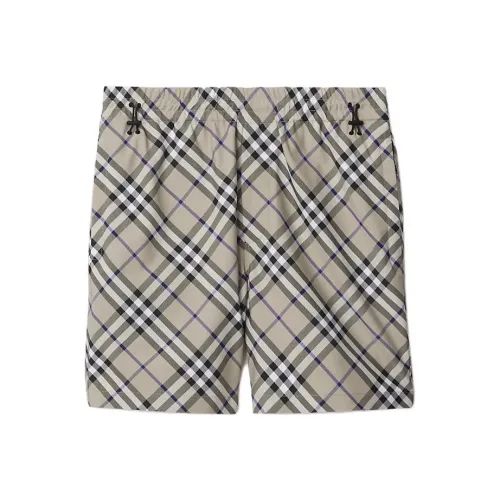 Burberry SS24 Повседневные шорты Мужские Моховый зеленый