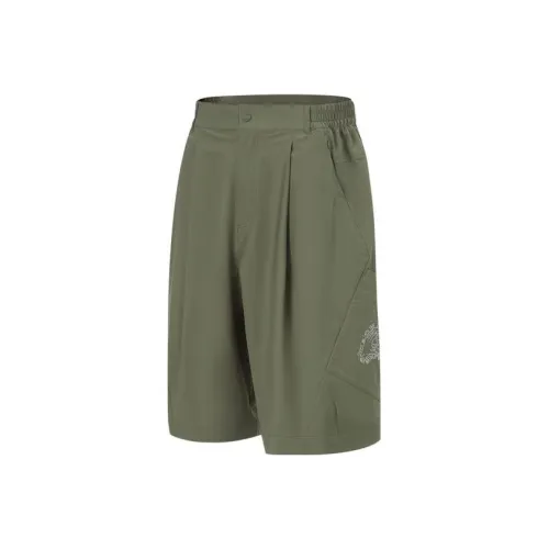 LINING China Li Ning Dadiwuhen Series Армейские зеленые Мужские Повседневные шорты