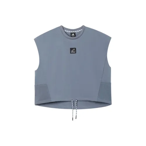 New Balance Топ Женский Серый Синий