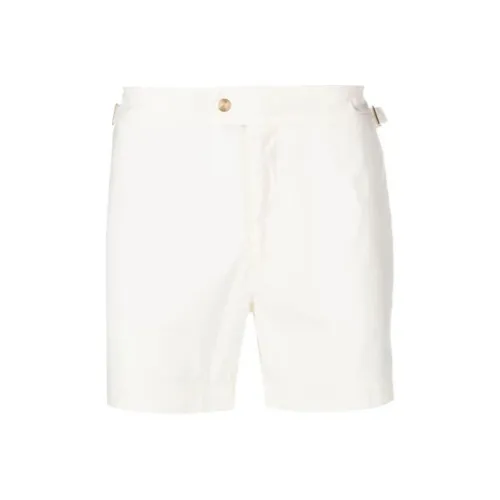 TOM FORD Белые Мужские Пляжные Шорты