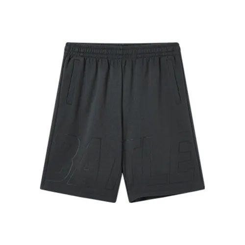 QIAODAN Мужские Повседневные Шорты Железо-Серого Цвета