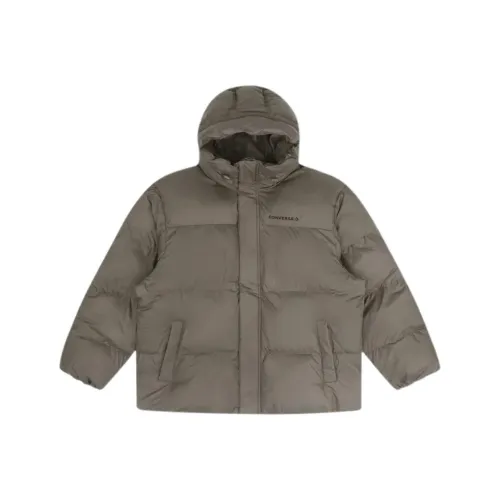 Конверс Хлопковый пуховик Мужской Коричневый