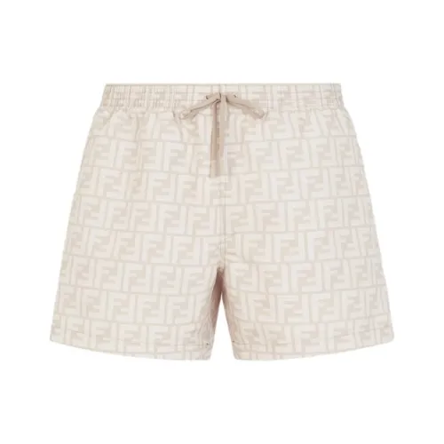 FENDI SS24 Повседневные шорты Мужские Светлый Умбра