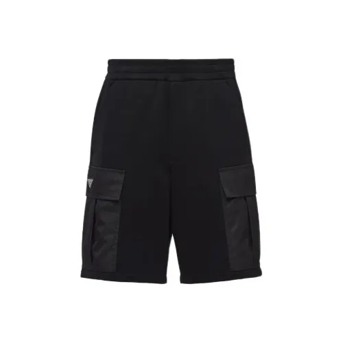 PRADA Повседневные шорты Мужские Черные