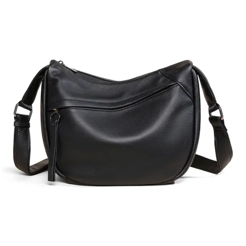 COMELY Сумка через плечо из коровьей кожи женская черная