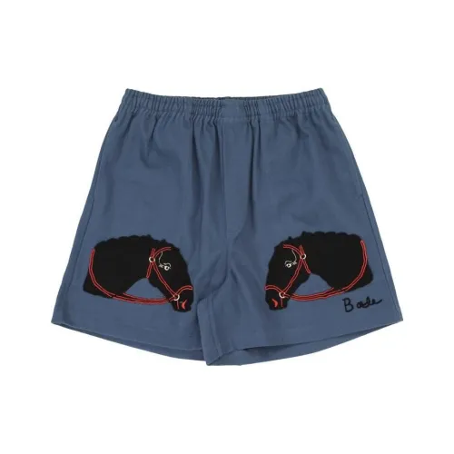 Bode Blue Men's Casual Shorts Bode Синий Мужские Повседневные Шорты