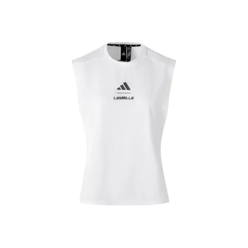 Adidas x LES MILLS Майка Женская Белая