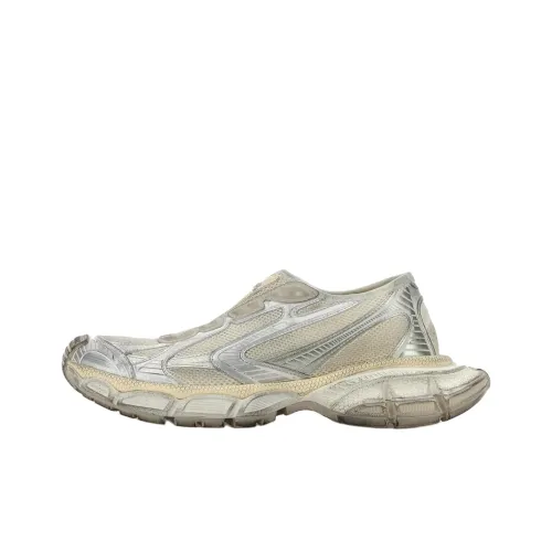 Balenciaga 3XL Низкий Топ Толстая Подошва Кроссовки Женские Серый Белый