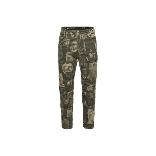 STAR RAW Коричневые Мужские Повседневные Штаны